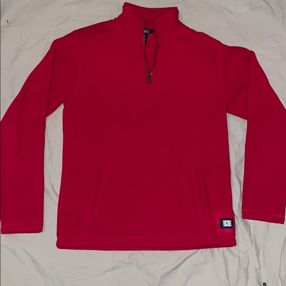 Unknown brand red fleece sweater ❤️